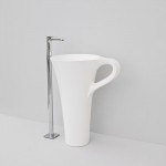 Свободно Стоящ Умивалник CUP Бял Гланц